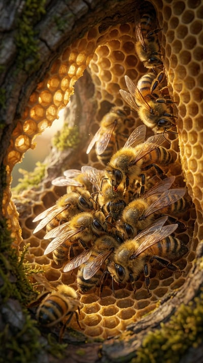 Bees: The Busy Helpers