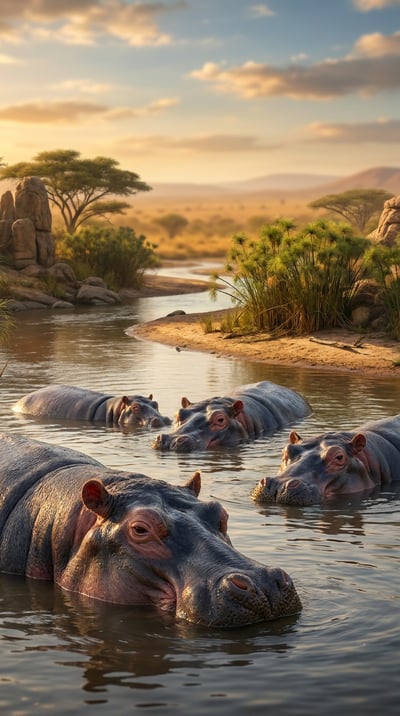 Hippos: River Giants