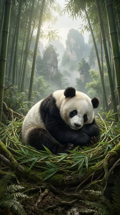 Pandas: Black and White Bears