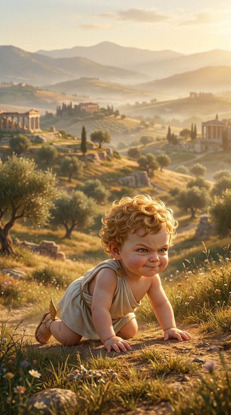 Baby Hermes and the Lyre — Myths & Legends