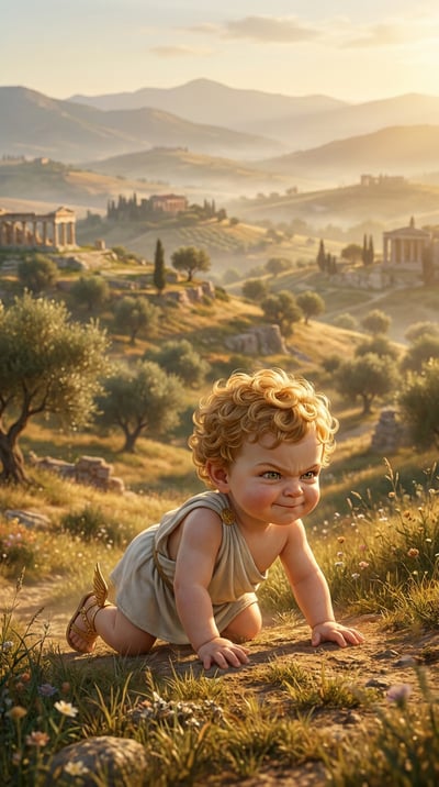 Baby Hermes and the Lyre